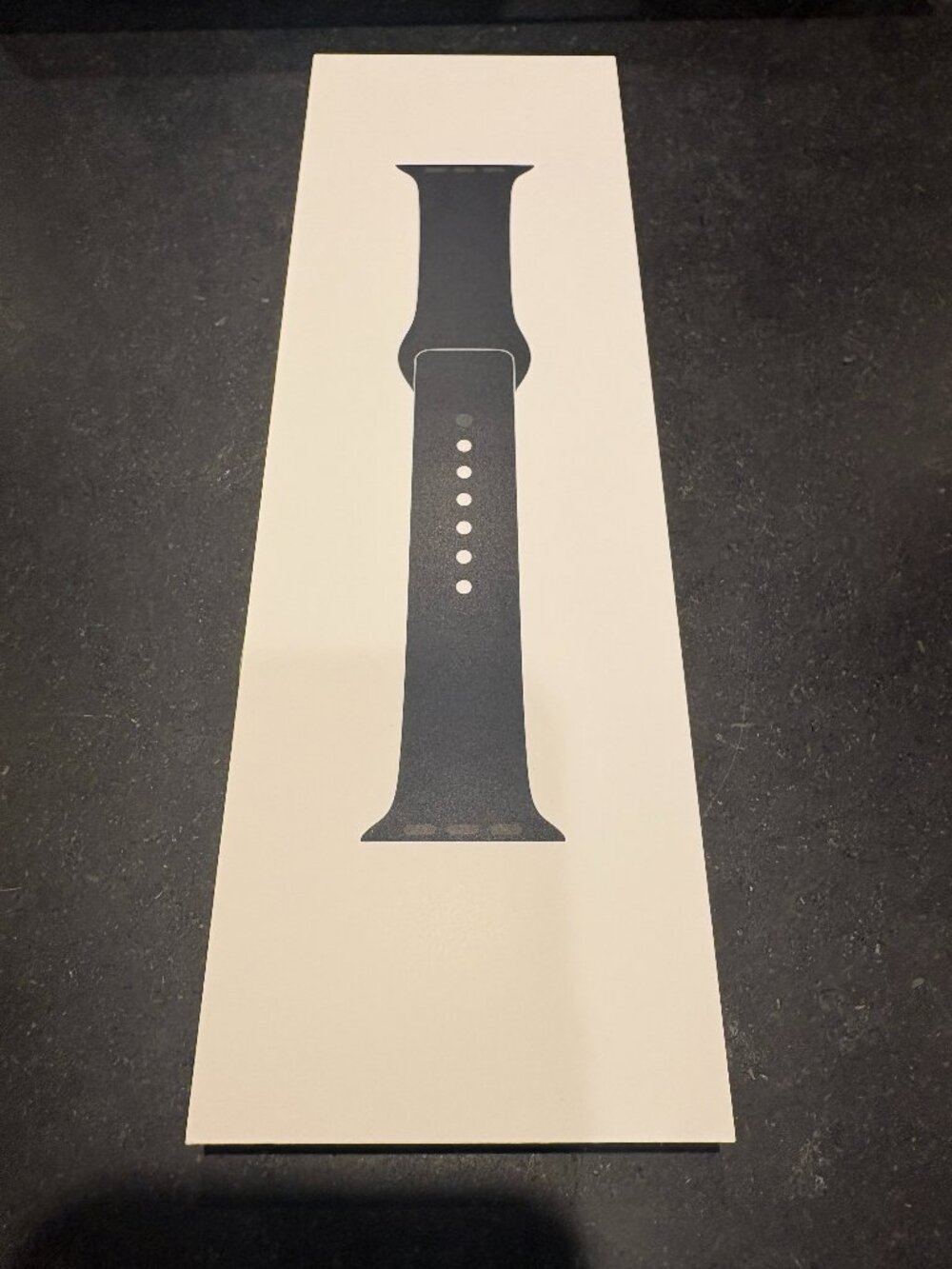 NEW Sealed Genuine Apple Watch Sport Band 46mm Black Sports Band